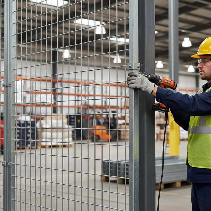 Premium Heavy Duty Stainless Steel Weldmesh 2440mm x 1220mm x 50.8mm for Architectural and Commercial Applications