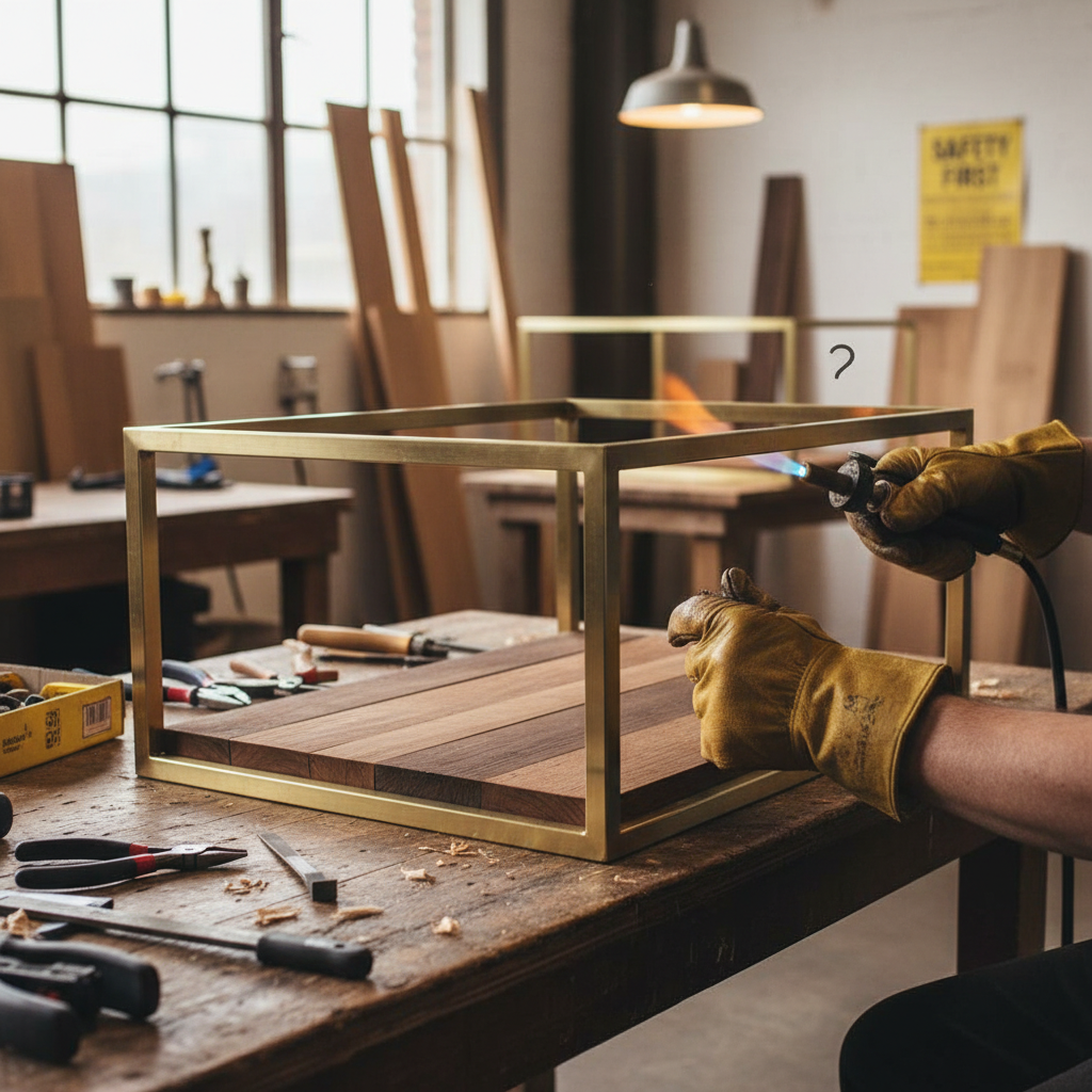 Premium Plain Finish Brass Square Tube 15.8mm x 15.8mm x 1.6mm for Decorative and Structural Applications 15.8 × 15.8 × 1.6 mm (5/8″ × 5/8″ × 16swg) – photo 2 of 2