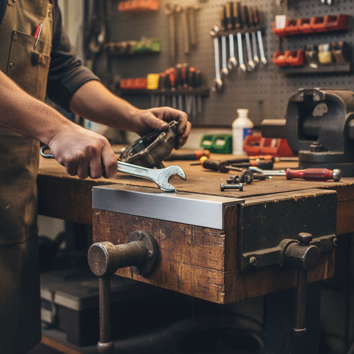 Premium Structural Grade 6082 T6 Aluminium Flat Bar 15.8mm x 4.8mm - High Strength with Corrosion Resistance and Decorative Finish