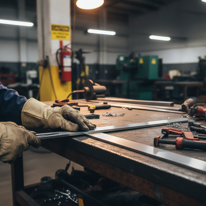 Premium Structural Grade 6082 T6 Aluminium Flat Bar 50.8mm x 4.8mm - High Strength Alloy for Architectural and Industrial Applications