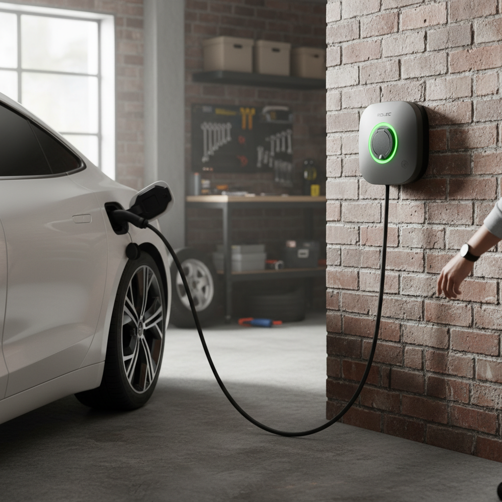 Premium Intelligent EV Charging Unit 22kW with Solar Integration, Mobile App Control, and RFID Cards