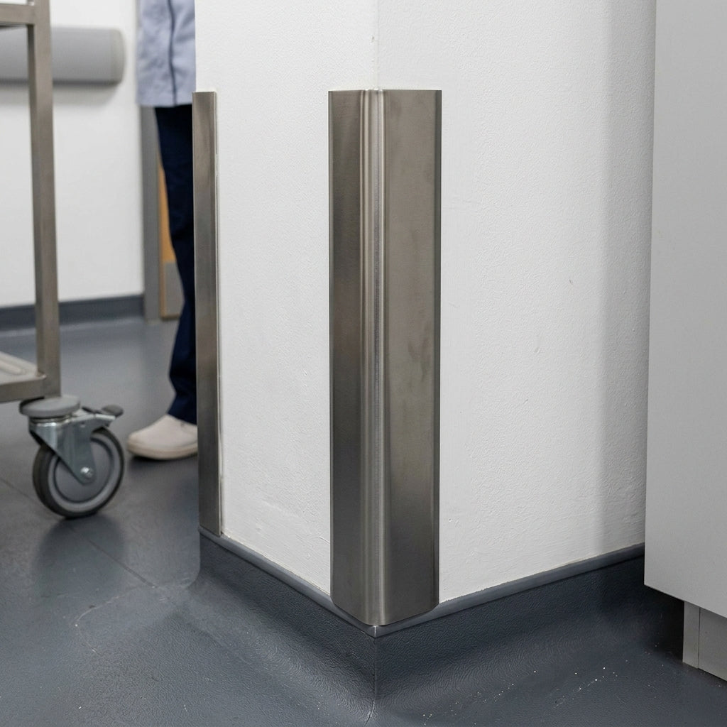 Stainless Steel Folded Angle with Radius Edge - Custom Cut to Size  – photo 1 of 2