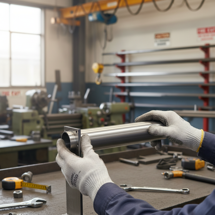 Premium Brushed Polished Stainless Steel Tube 38.1mm x 3.2mm - High-Performance for Interior Design and Architectural Applications