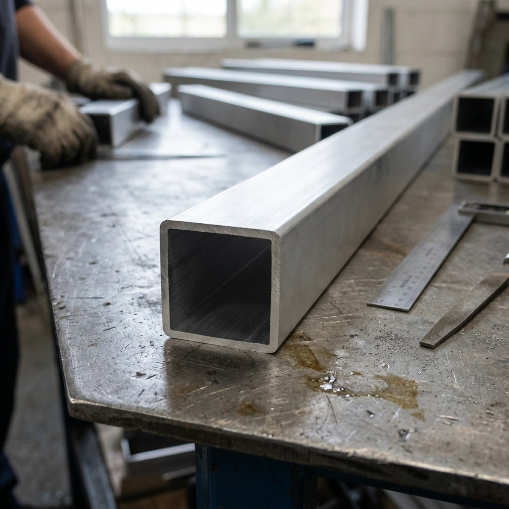 Aluminium Square Tube 25mm x 25mm x 1.5mm 6063 T6 - Cut to Size 25 × 25 × 1.5 mm – photo 1 of 2