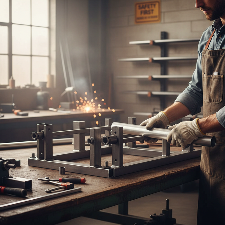 Premium Heavy Duty Aluminium Round Tube 31.7mm x 3.2mm - High Strength 6082 T6 Alloy with Corrosion Resistance