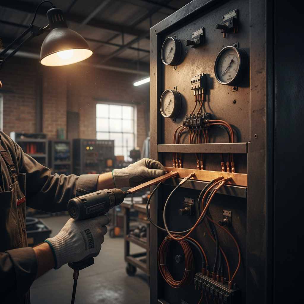 Professional High-Conductivity Copper Flat Bar 30mm x 6mm with Satin Brushed Finish for Architectural and Commercial Use