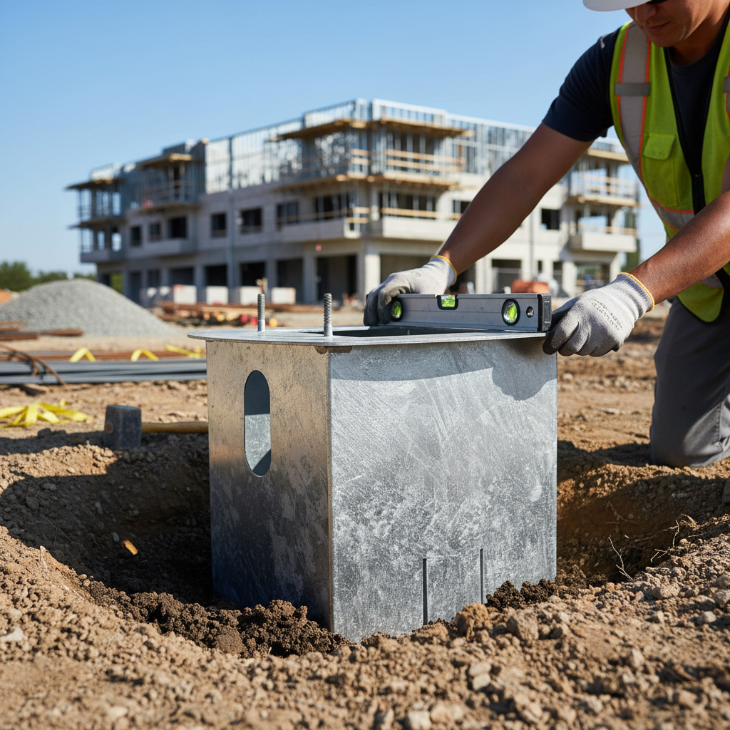 Premium Galvanised Mounting Base for Chargepoints with High Durability and Compatibility