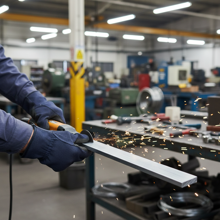 Premium Structural Grade 6082 T6 Aluminium Flat Bar 31.7mm x 6.3mm - High Strength Alloy for Construction and Fabrication