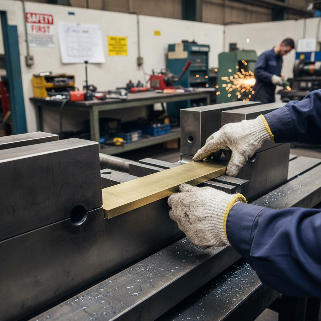 Premium 50.8mm x 19mm Brass Flat Bar with High Corrosion Resistance and Machinability for Various Applications