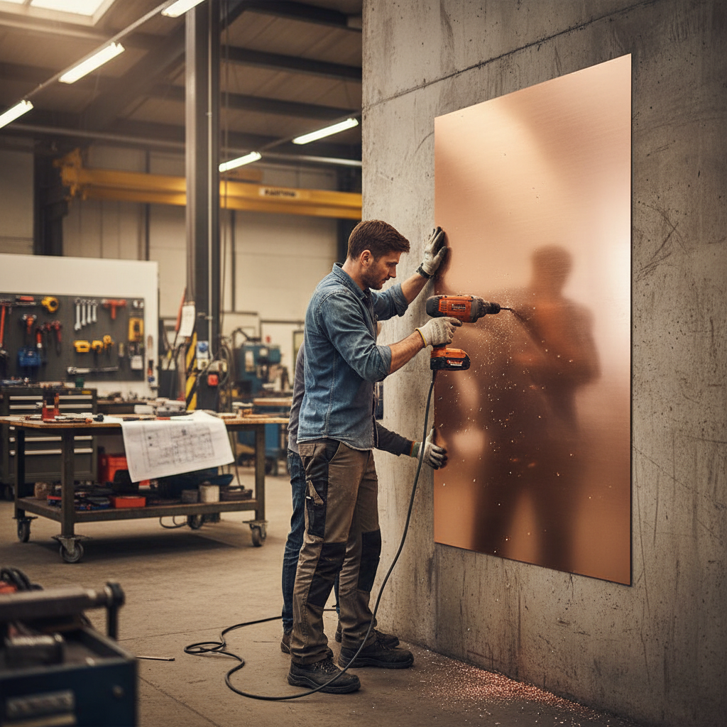 Premium 2000mm x 1000mm x 5mm Copper Sheet - Highly Malleable, Durable Finish for Roofing, Plumbing, and Decorative Applications