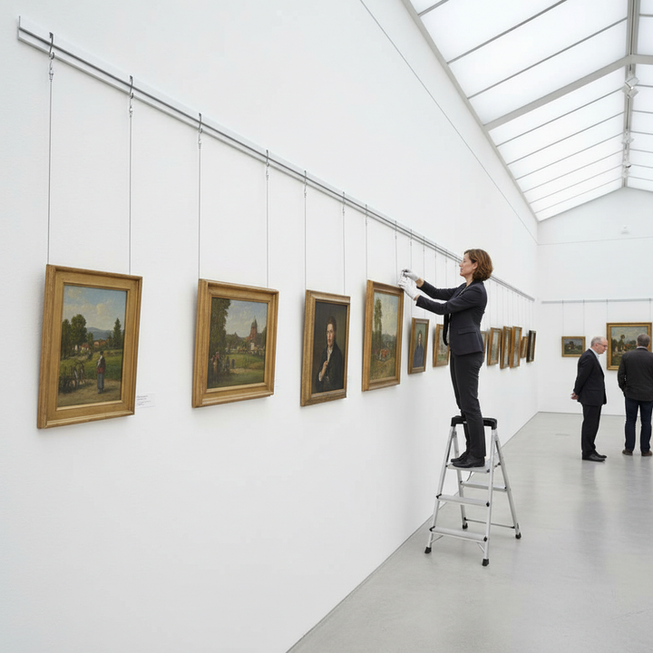 Premium Aluminium Z Shaped Section for Secure Picture Hanging - 10 Pack of 1 Metre Pieces