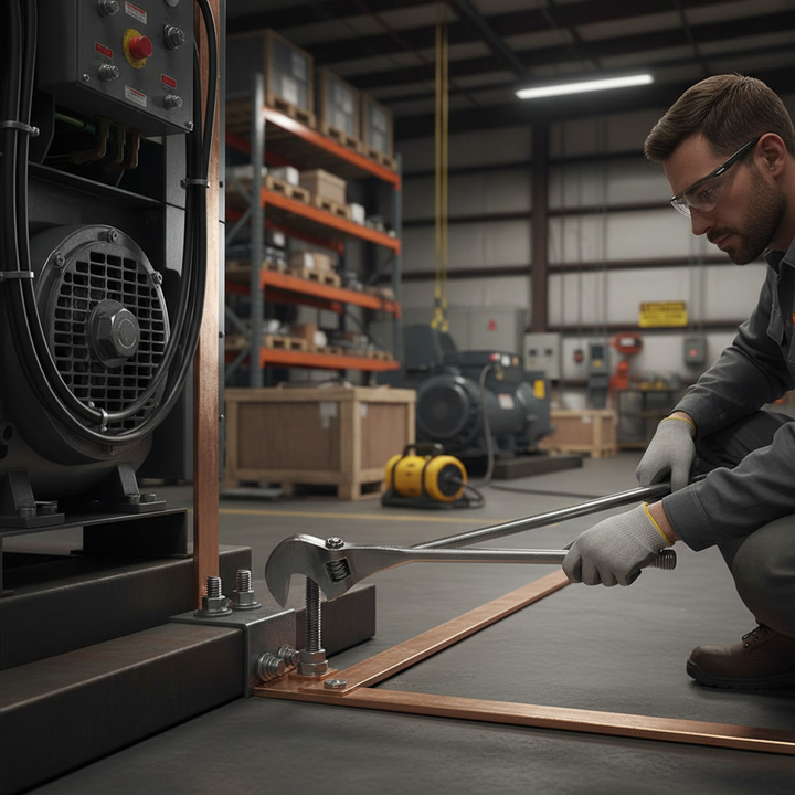 Premium 60mm x 10mm Plain Finish Copper Flat Bar - High Conductivity for Electronics and Automotive Applications