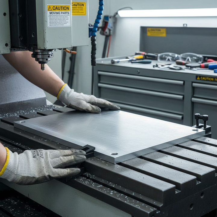 Premium 6mm Aluminium Cast Tooling Plate - High Precision for CNC Machines and 3D Printing Applications