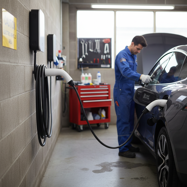 Professional Type 2 IEC62196 Dummy Wall Holder for Female Charge Cables - Lightweight and Easy to Install