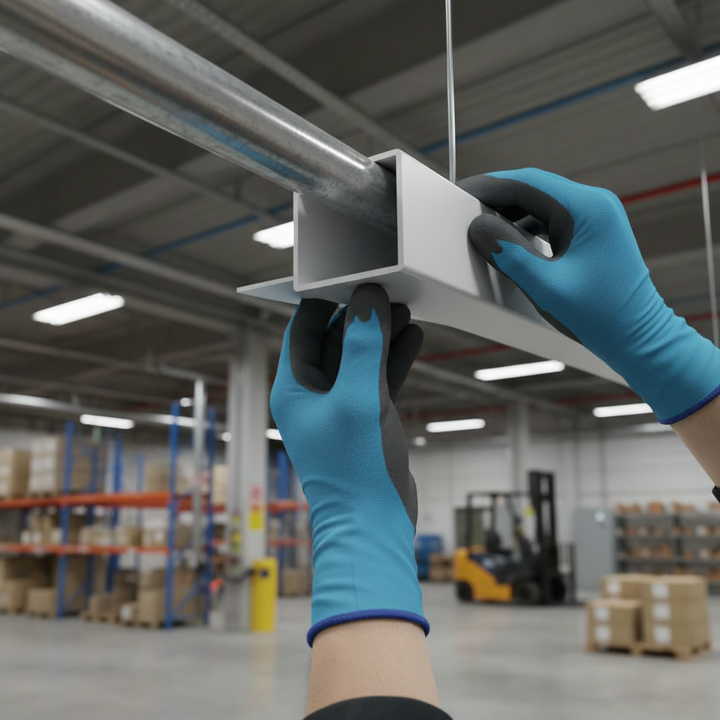 Premium White Painted Aluminium Tube Mount - Durable 6063 T6 Grade for Versatile Applications