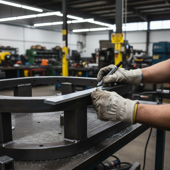 Premium Structural Grade 6082 T6 Aluminium Flat Bar 50mm x 6mm - High Strength Alloy for Trusses, Bridges, and Automotive Applications