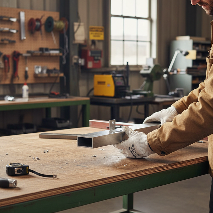 Premium Heavy Duty Aluminium Rectangular Tube 152.4mm x 50.8mm x 6.3mm - High Strength 6082 T6 for Versatile Applications