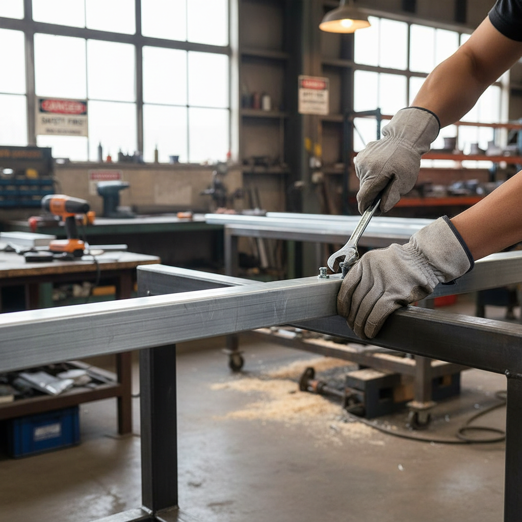 Premium Heavy Duty Aluminium T-Section 38.1mm x 38.1mm x 6.3mm for Structural Applications 38.1 × 38.1 × 6.3 mm (1 1/2″ × 1 1/2″ × 1/4″) – photo 1 of 2