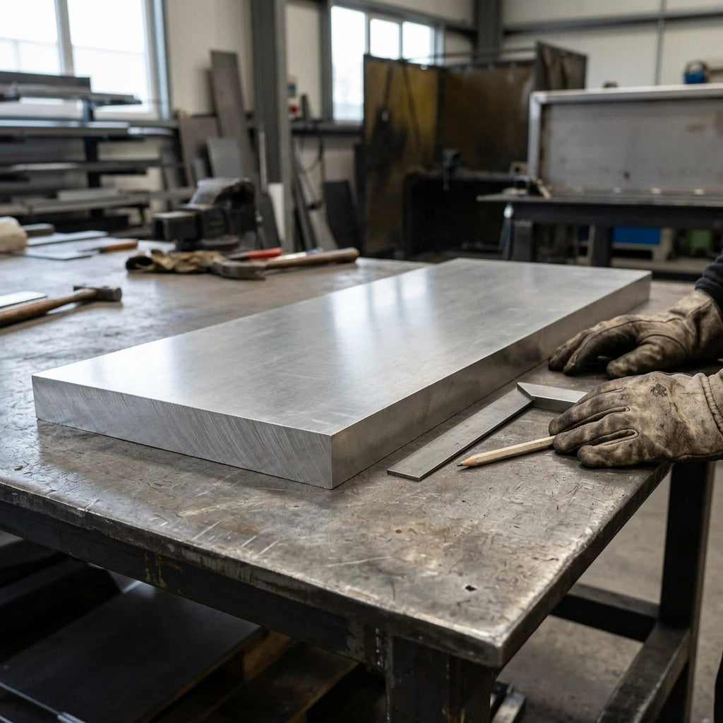 Aluminium Plate 75mm Thick 5083 - Cut to Size 75 mm – photo 1 of 2