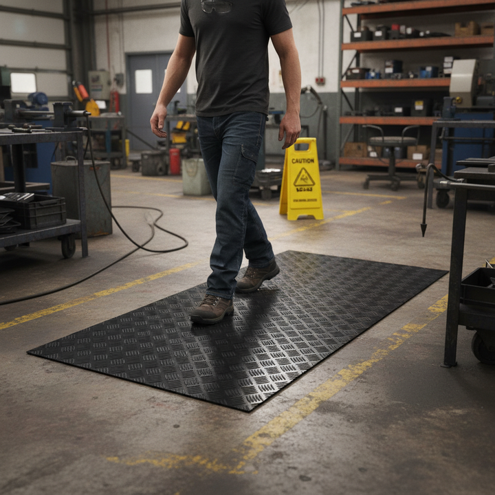 Premium Heavy Duty Aluminium Chequer Plate 2000mm x 1000mm x 2mm - Five Bar Tread Plate for Durability and Style