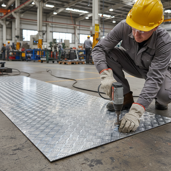 Premium Heavy Duty Aluminium Chequer Plate 3000mm x 1500mm x 3mm for Versatile Applications