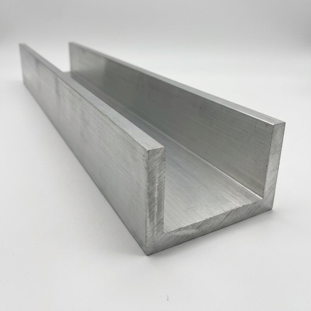 Aluminium U-Channel Profile 152.4mm x 76.2mm x 9.5mm x 12.7mm (view 2)