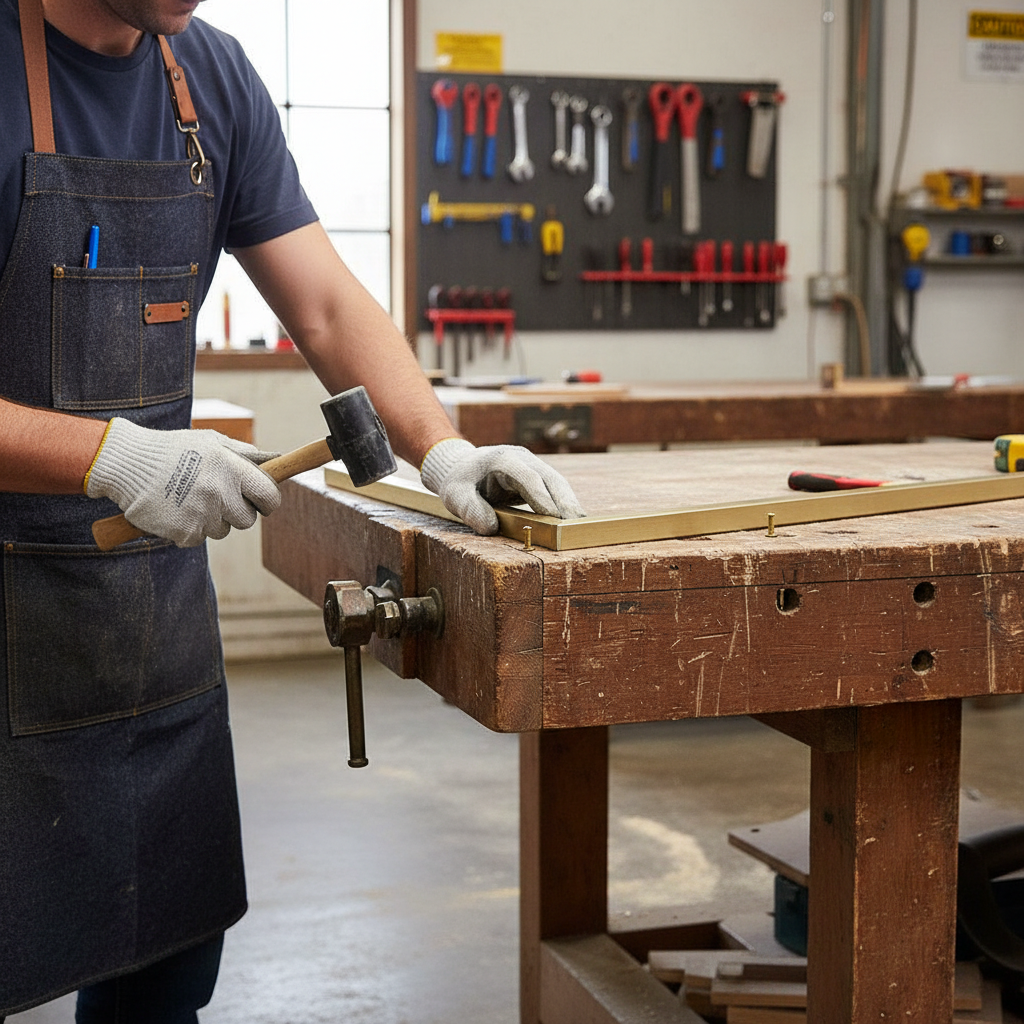 Premium Brushed Polished Unequal Brass Angle 50.8mm x 25.4mm x 6.4mm for Decorative Applications