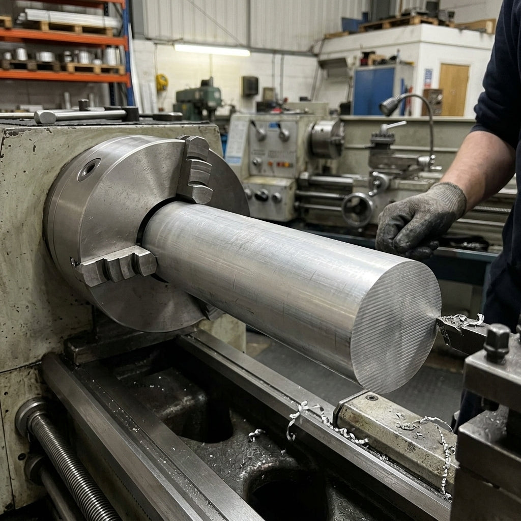 114.3mm Aluminium Bar 6082 Grade Machined to Length 114.3 mm – photo 1 of 2