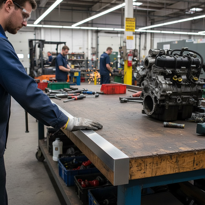 Premium Structural Grade 6082 T6 Aluminium Flat Bar 101.6mm x 4.8mm for High-Stress Applications