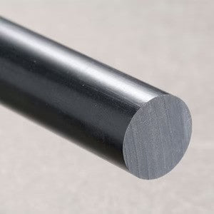 Black Nylon Round Rod 10mm Diameter PA6 Plastic Corrosion Resistant Lightweight - Linear Metre 10 mm – photo 1 of 1
