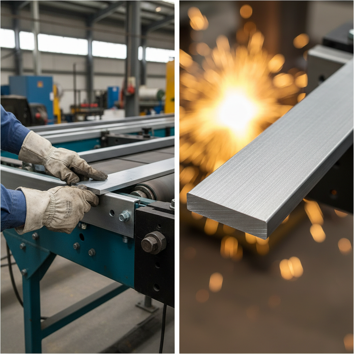 Premium Structural Grade 6082 T6 Aluminium Flat Bar 12.7mm x 9.5mm for High-Stress Applications