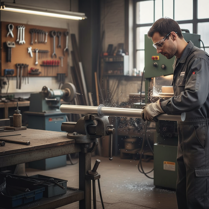 304.8mm (12") Diameter Plain Finish Aluminium Round Bar