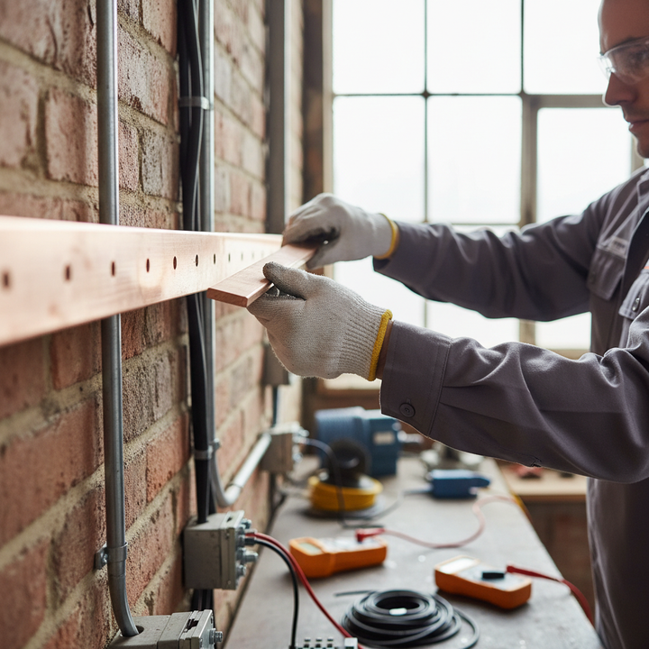 Premium High-Performance 20mm x 5mm Copper Flat Bar for Busbars, Electronics, and Automotive Applications