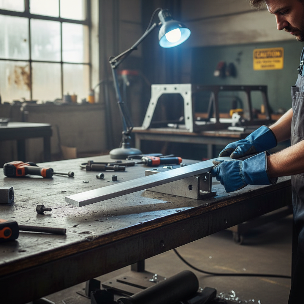 Premium Structural Grade 6082 T6 Aluminium Flat Bar 40mm x 15mm - High Strength Alloy for Heavy Duty Applications