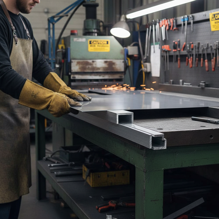 Premium Structural Aluminium Channel 50.8mm x 38.1mm x 6.3mm - High-Performance Grade 6082 T6 for Heavy Load Applications