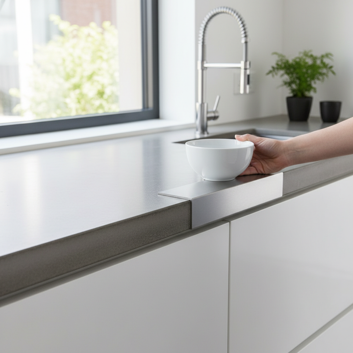 Premium 20mm x 10mm x 2mm Brushed Polished Aluminium Channel for Architectural Applications