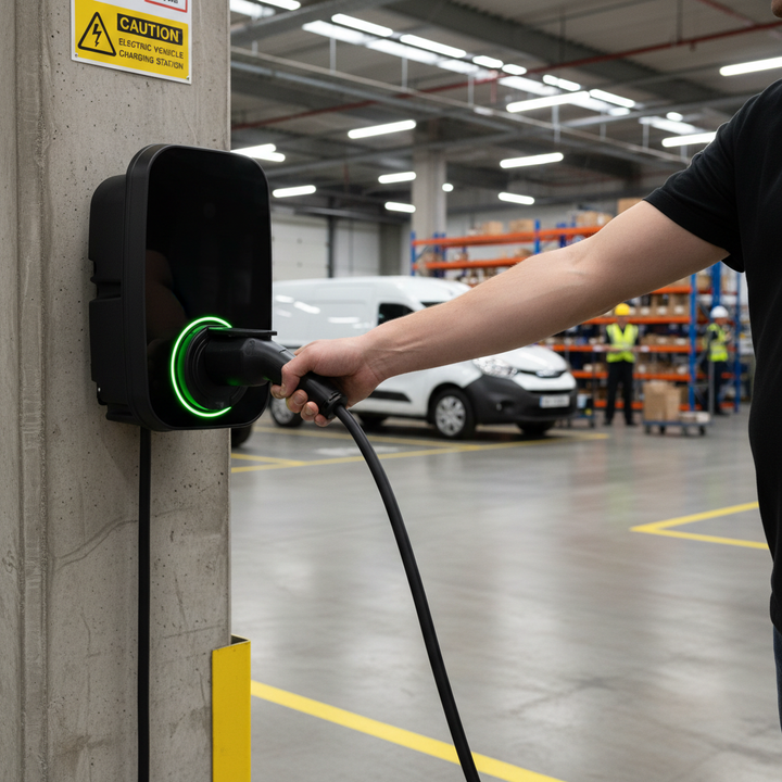 Premium 22kW 3 Phase Universal EV Charger with Smart Control and Adjustable Power Rating