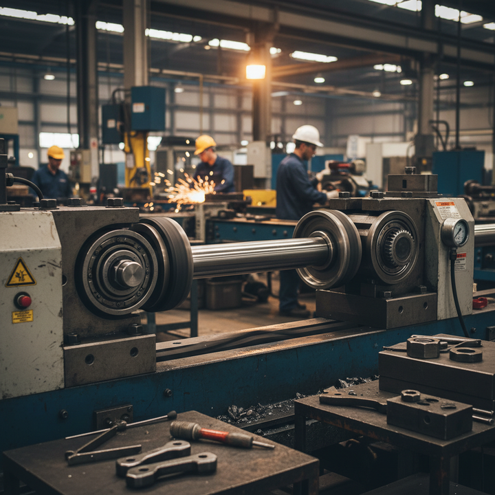 Premium Structural Grade Aluminium Round Bar 107.9mm Diameter - High Strength 6082 T6 Alloy for Heavy Duty Applications