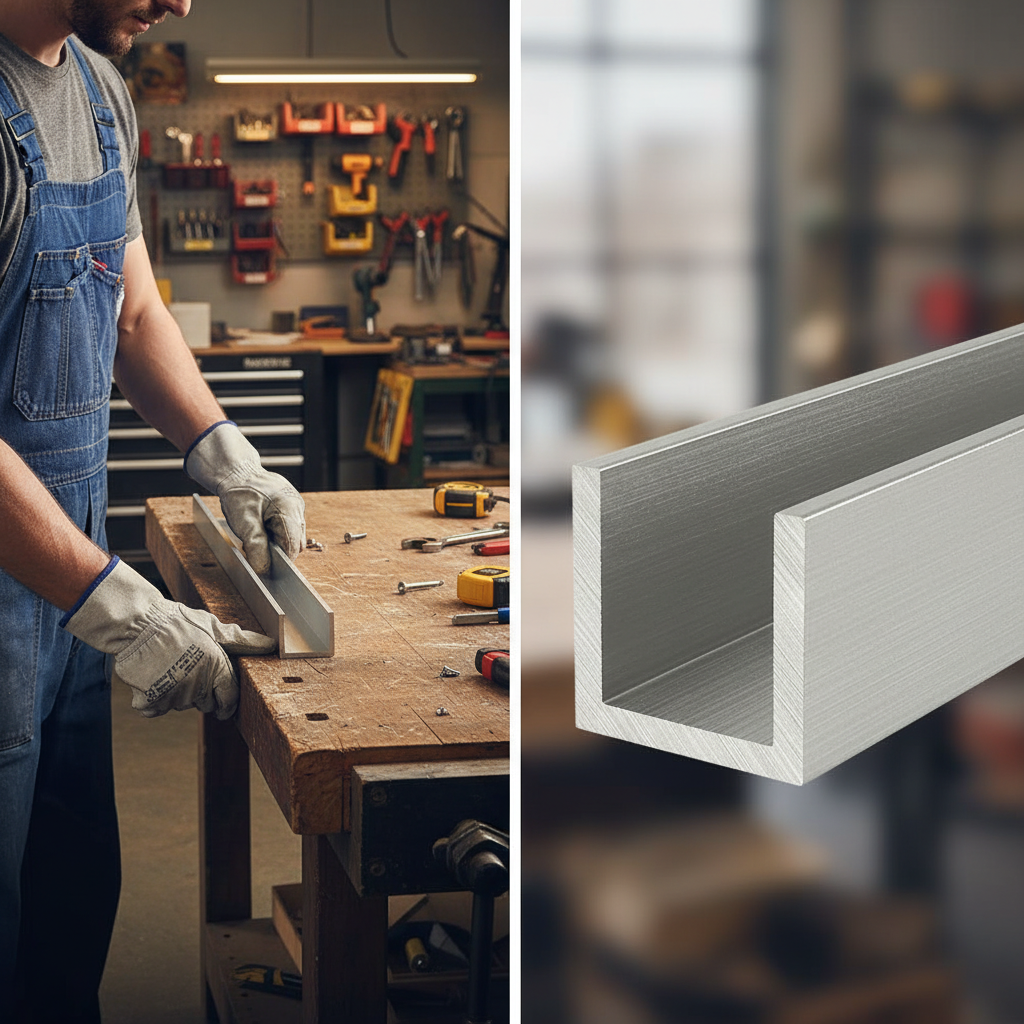 Premium 22.2mm x 22.2mm x 3.2mm Aluminium Channel - High-Performance U Channel for Structural Applications