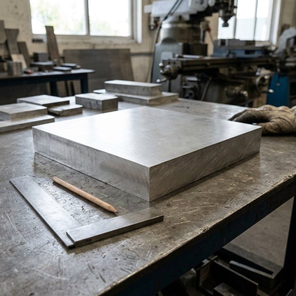 Aluminium Plate 101.6mm Thick 6082 - Cut to Size 101.6 mm – photo 1 of 2