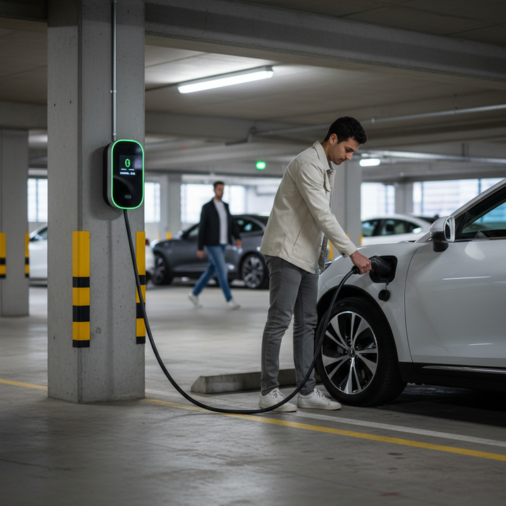 Premium EV Charging Cable Type 1 to Type 2 - 5m & 10m Lengths, Lightweight, IEC Certified, IP54 Rated