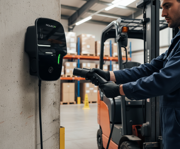 Premium 22kW Intelligent EV Charging Unit with Dynamic Load Balancing and Customizable Aesthetics