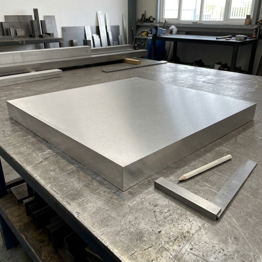 Aluminium Plate 70mm Thick 6082 - Cut to Size 70 mm – photo 1 of 2