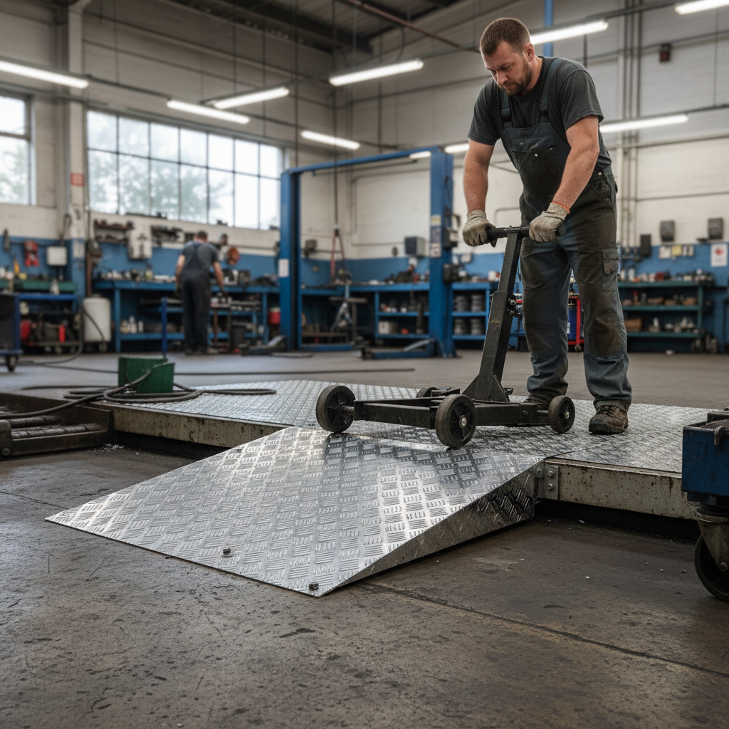 Premium Heavy Duty Aluminium Chequer Plate 2500mm x 1250mm x 4.5mm - Five Bar Tread Design for Durability and Safety