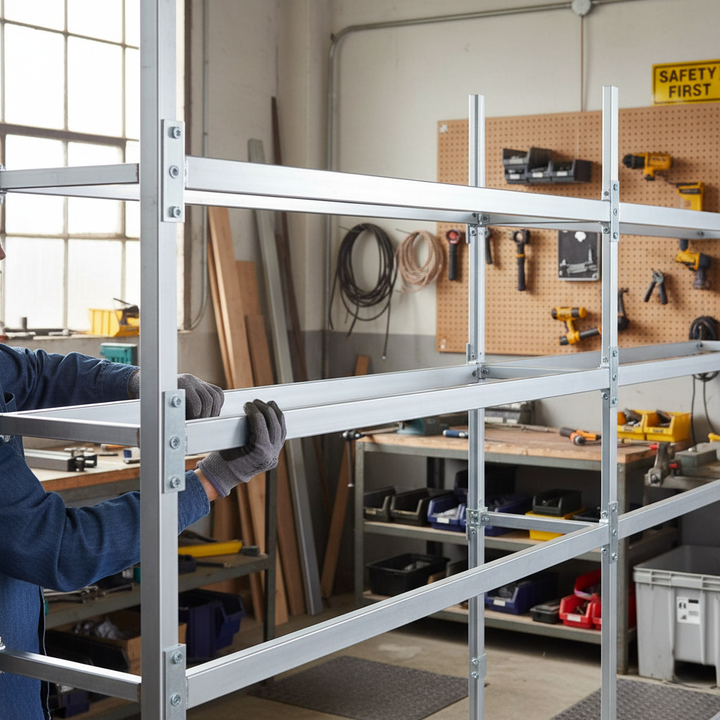 Premium Silver Anodised Aluminium Tube 25mm Square with Enhanced Corrosion Resistance and Easyfix Compatibility