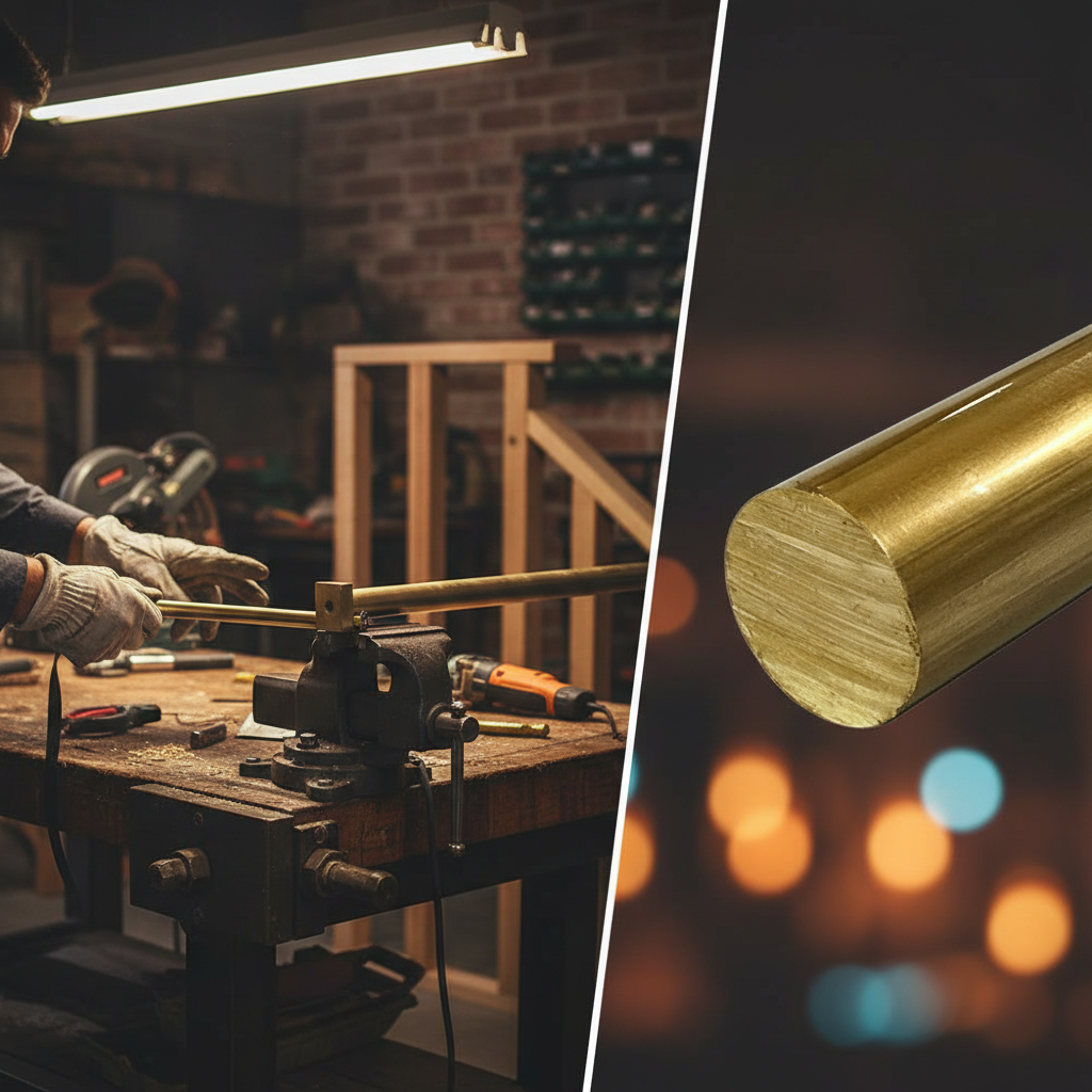 Premium 19mm (3/4") Brass Round Bar - CZ121 Grade with High Hardness and Excellent Machinability for Various Applications