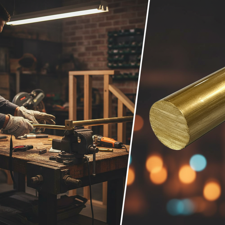 Premium 19mm (3/4") Brass Round Bar - CZ121 Grade with High Hardness and Excellent Machinability for Various Applications