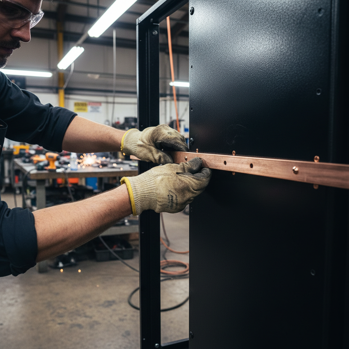 Premium High-Performance Copper Flat Bar 38.1mm x 4.8mm with Brushed Polished Finish for Architectural and Industrial Applications