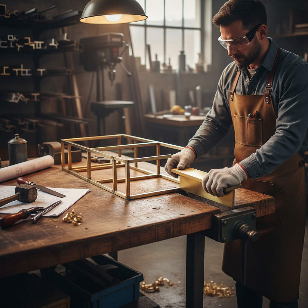 Premium Heavy Duty Brass T-Section - High Strength CZ130 Grade for Decorative Applications