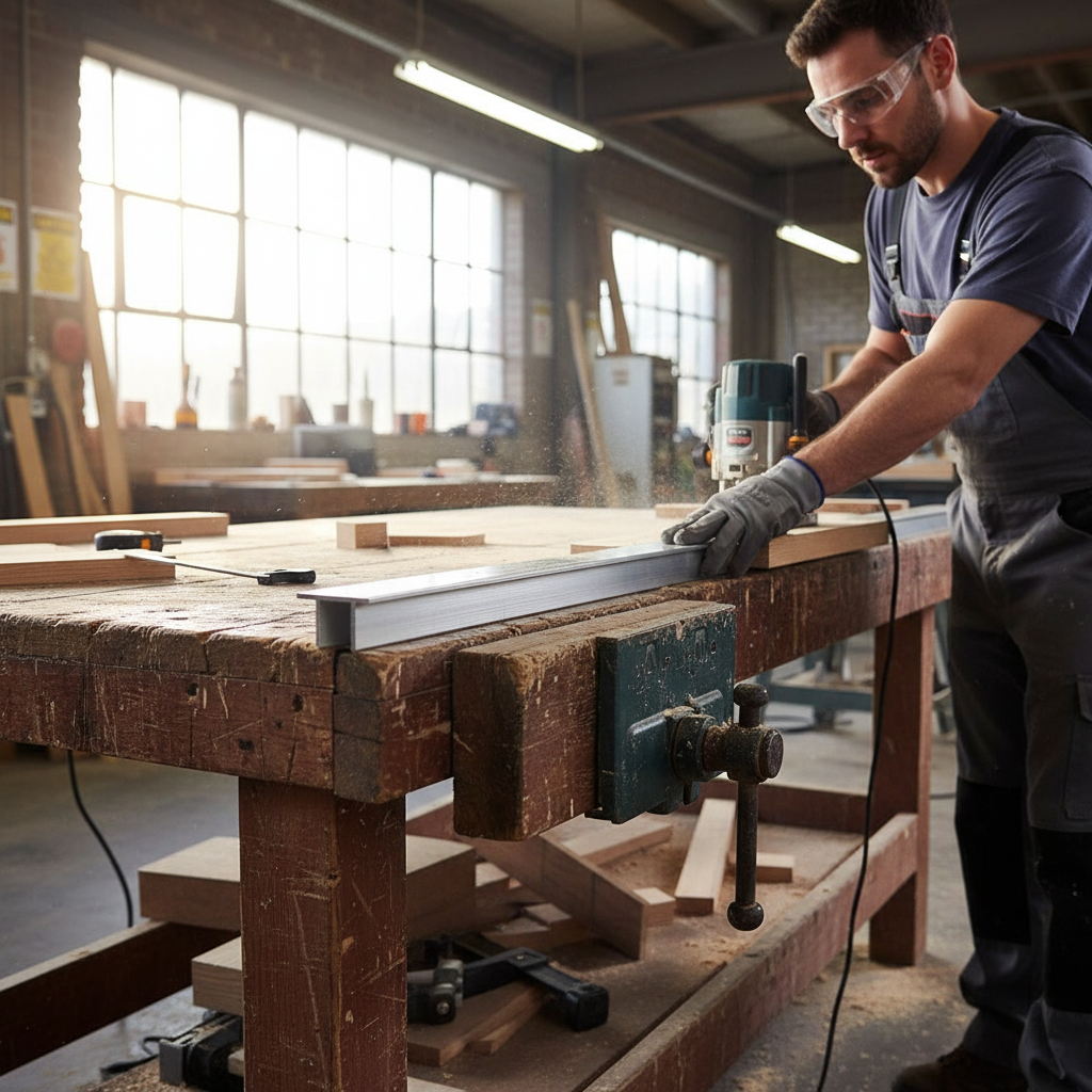 Premium Heavy Duty Aluminium T-Section 50.8mm x 50.8mm x 3.2mm - High-Strength Structural Alloy for Industrial Applications 50.8 × 50.8 × 3.2 mm (2″ × 2″ × 1/8″) – photo 2 of 2